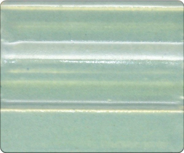 Spectrum 1102 Wedgewood glaze, a rich grayish blue-green, is vibrant on white stoneware and rustic on darker clays. Amaranth Stoneware Canada.