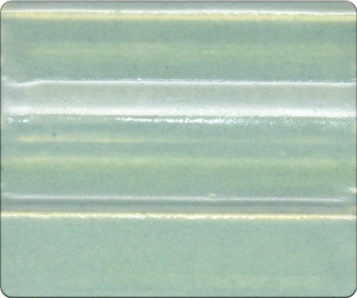 Spectrum 1102 Wedgewood glaze, a rich grayish blue-green, is vibrant on white stoneware and rustic on darker clays. Amaranth Stoneware Canada.