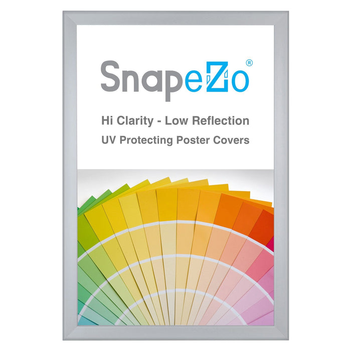 11x17 Silver Diploma Frame 0.8 Inch SnapeZo®