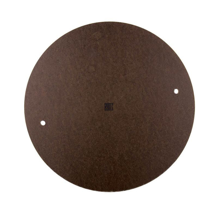 12.5" Masonite Bat with standard 10" pin hole spacing for easy use. Amaranth Stoneware Canada.