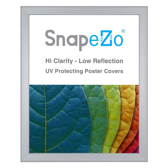18x24 Silver Poster Frame 0.8 Inch SnapeZo®