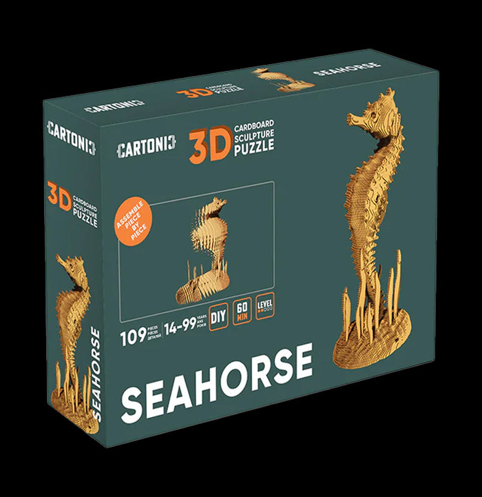 3D Seahorse puzzle-Puzzles-Cartonic-PaxtonGate