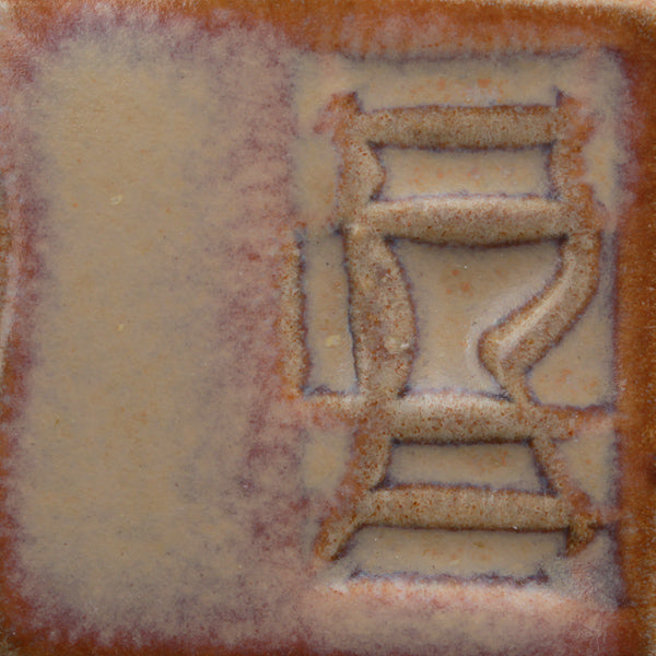 Glossy Opulence Glazes mimic gas-fired effects in C/6 electric kilns, with flowing secondary colors. Amaranth Stoneware Canada.