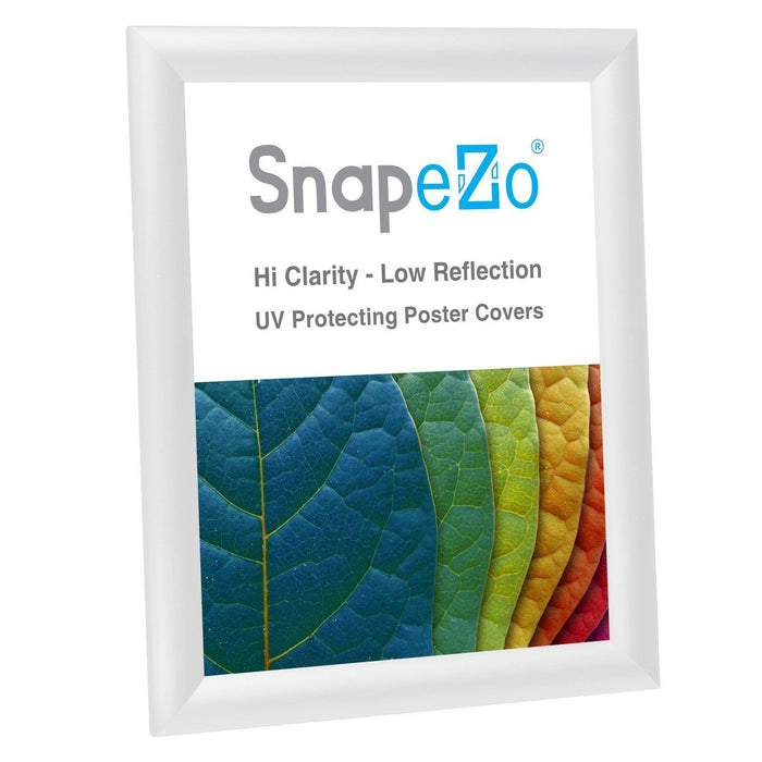 8.5x11 White SnapeZo® Snap Frame - 1 Inch Profile