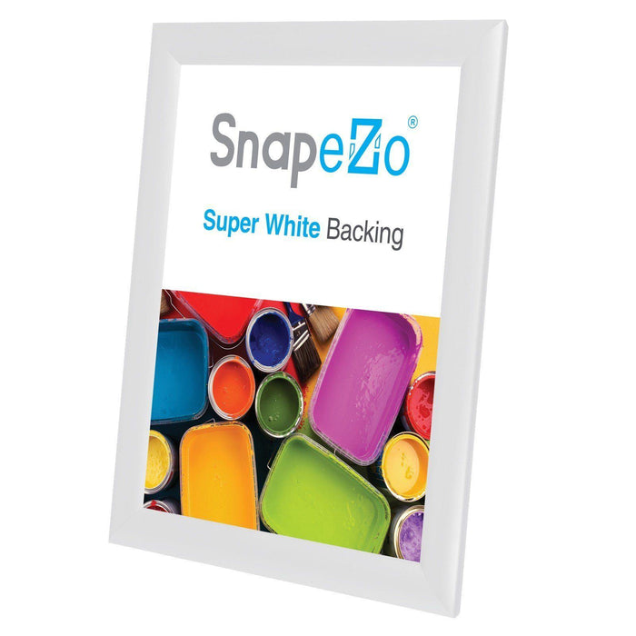 8.5x11 White SnapeZo® Snap Frame - 1 Inch Profile