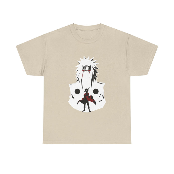Anime Shadow Warrior T-Shirt — Silhouette Battle Graphic Tee