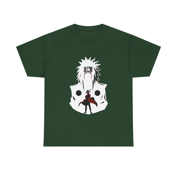 Anime Shadow Warrior T-Shirt — Silhouette Battle Graphic Tee