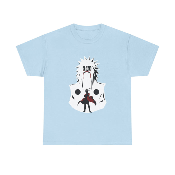Anime Shadow Warrior T-Shirt — Silhouette Battle Graphic Tee