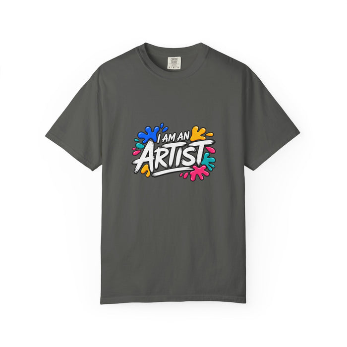 Artist T‑Shirt — "Human Artist" Colorful Paint Splash Graphic Tee