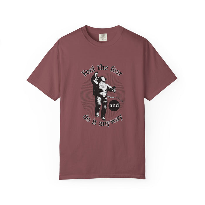 Astronaut 'Feel the Fear and Do It Anyway' Graphic T‑Shirt