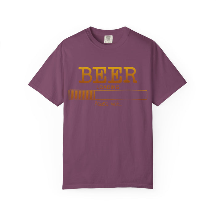 Beer Loading T‑Shirt — Funny 'Please Wait' Drinking Tee