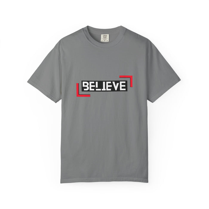 Believe Graphic T-Shirt — Bold Motivational Tee