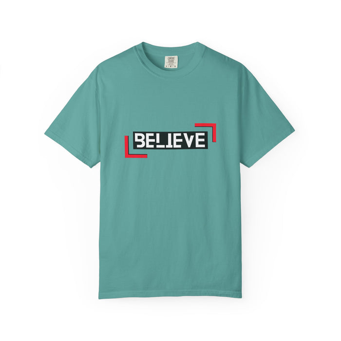 Believe Graphic T-Shirt — Bold Motivational Tee