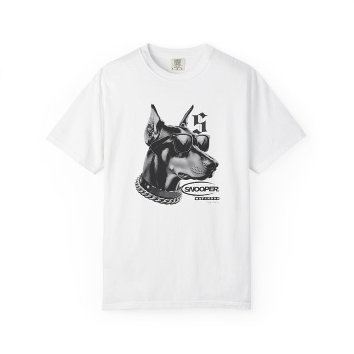 Doberman Sunglasses Graphic T-Shirt — "Snooper" Streetwear Tee
