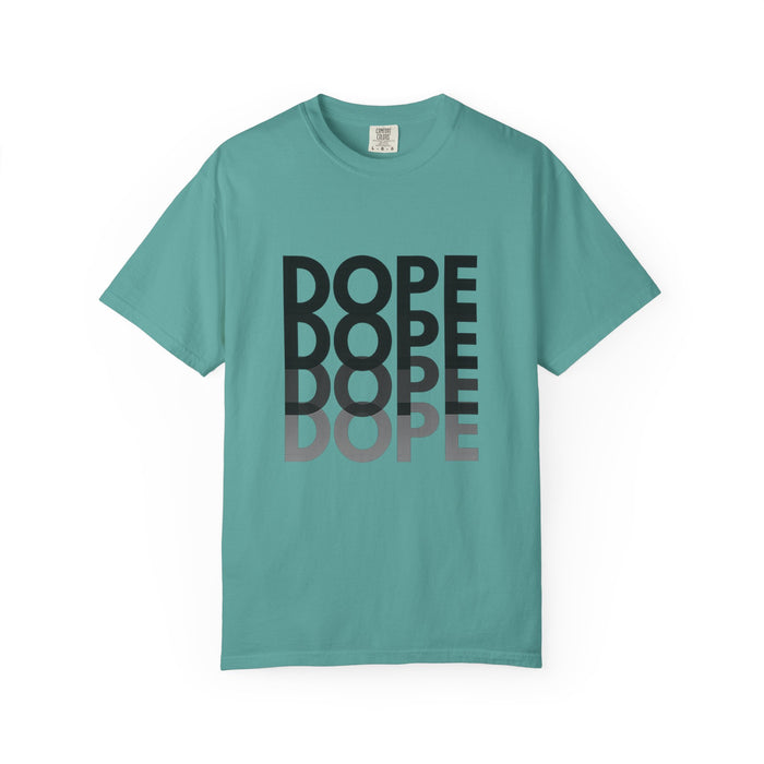 Dope Repeat Graphic T-Shirt — Retro Stacked Typography Tee