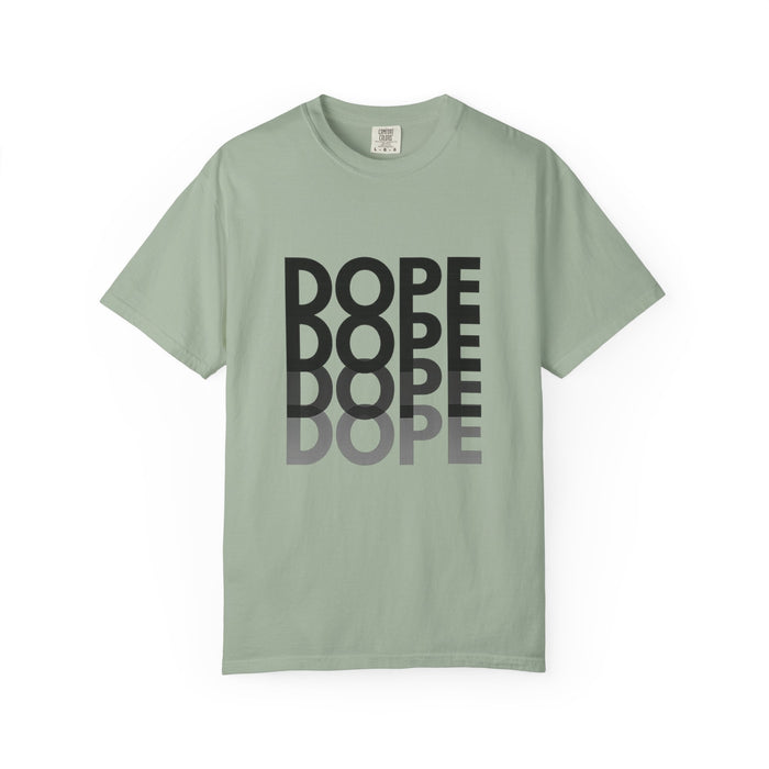 Dope Repeat Graphic T-Shirt — Retro Stacked Typography Tee