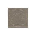 Handcast Cement Tile Base Flora