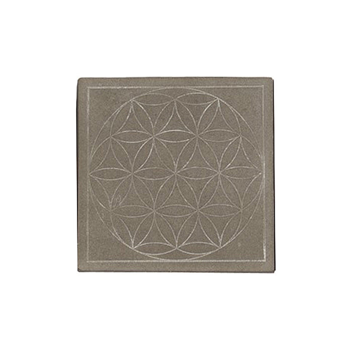 Handcast Cement Tile Base Flora
