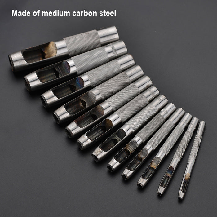 Harden 12Pcs Hollow Punch Set Size 3-16mm