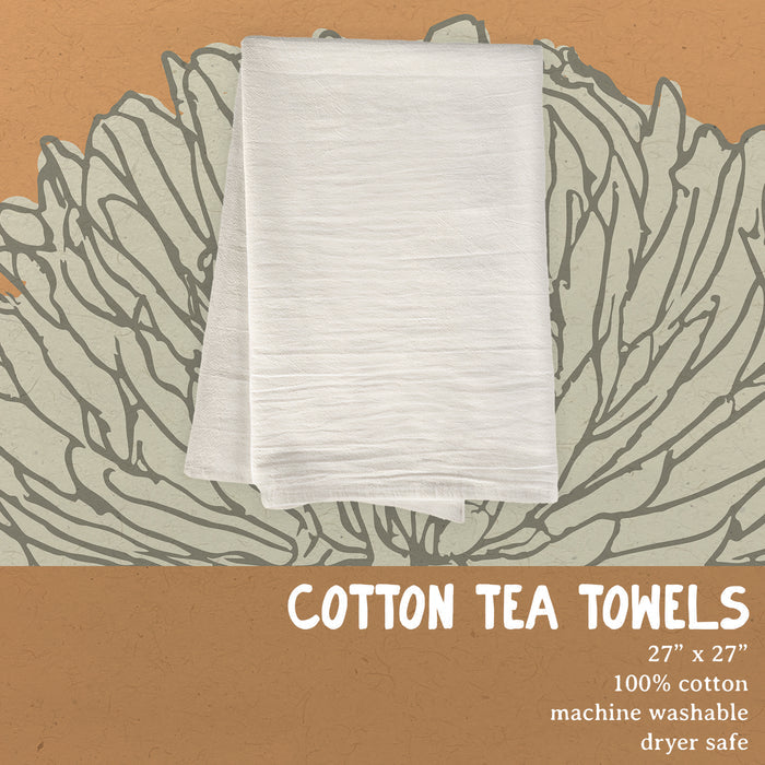 Ice Skate - Customizable Cotton Tea Towel