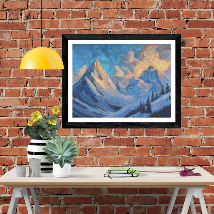 Icy Mountain Peaks - Product Mockup 4