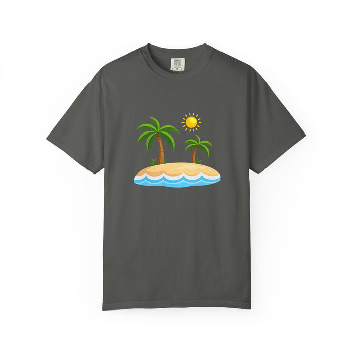 Island Paradise T-Shirt — Tropical Palm Tree Beach Graphic