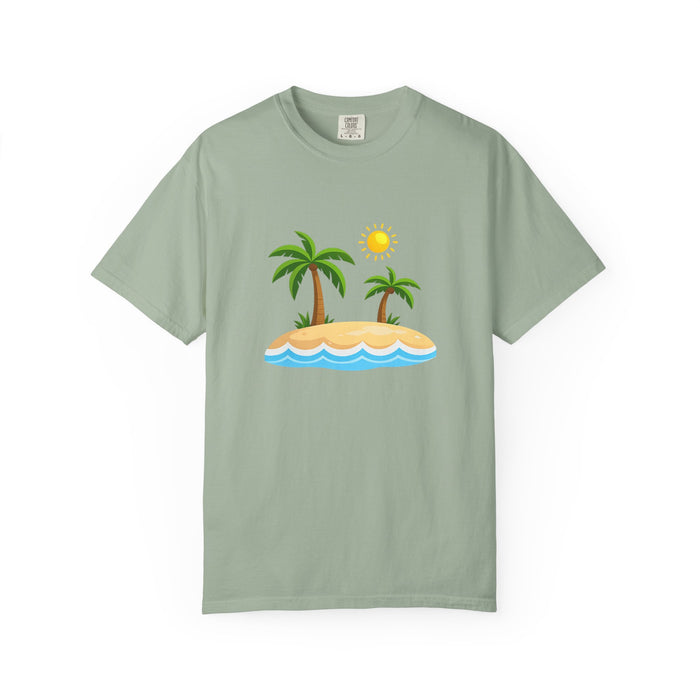 Island Paradise T-Shirt — Tropical Palm Tree Beach Graphic