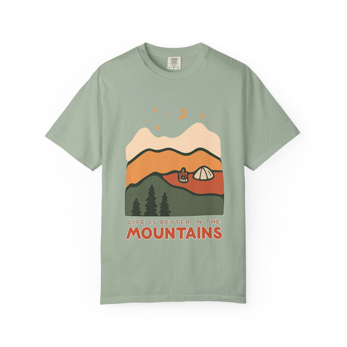 Life Is Better in the Mountains T-Shirt — Camping Mountain Graphic Tee