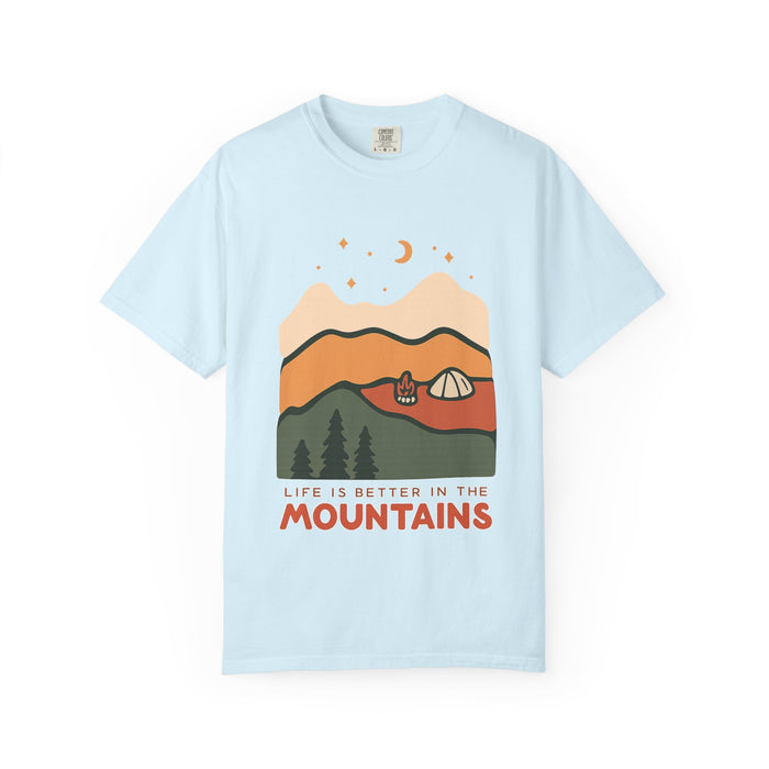 Life Is Better in the Mountains T-Shirt — Camping Mountain Graphic Tee