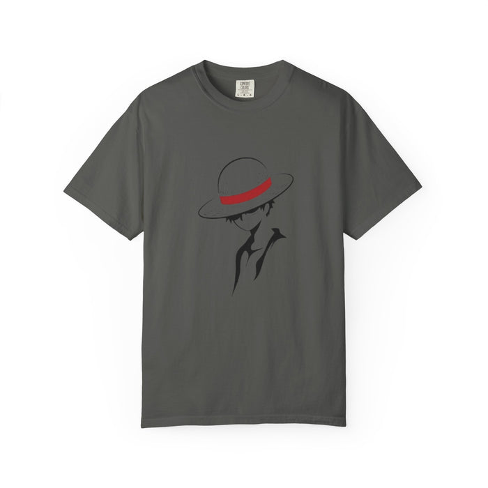 Minimal Straw Hat Silhouette T-Shirt