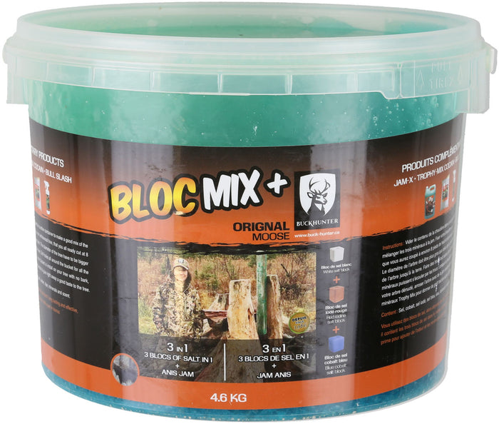Mix+ Moose Hunting Salt Block - Anise - 4.6 kg