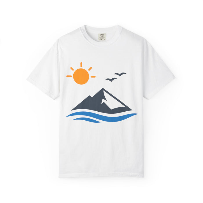 Mountain Sunrise T-Shirt — Scenic Outdoor Graphic Tee