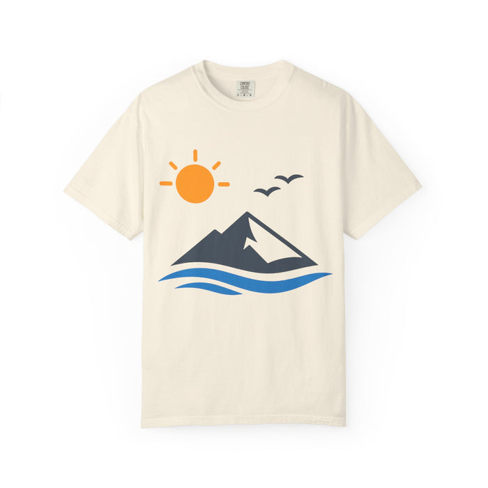 Mountain Sunrise T-Shirt — Scenic Outdoor Graphic Tee