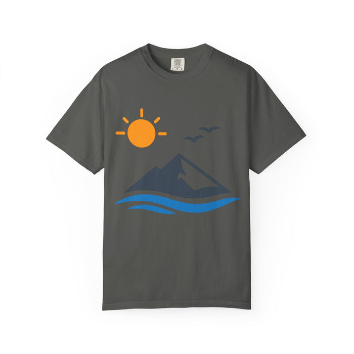 Mountain Sunrise T-Shirt — Scenic Outdoor Graphic Tee