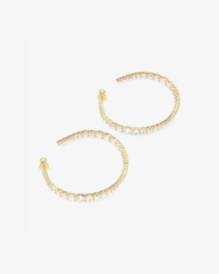"Oh She Fancy" Graduated Hoops 2"