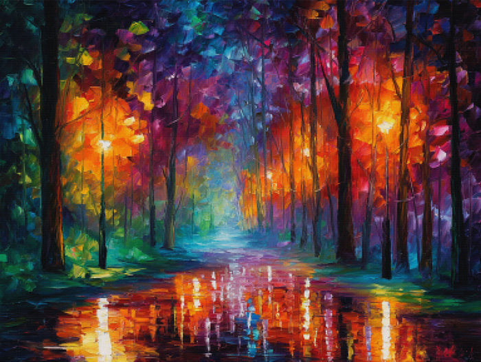 Rainbow Forest Pathway - Product Mockup 2