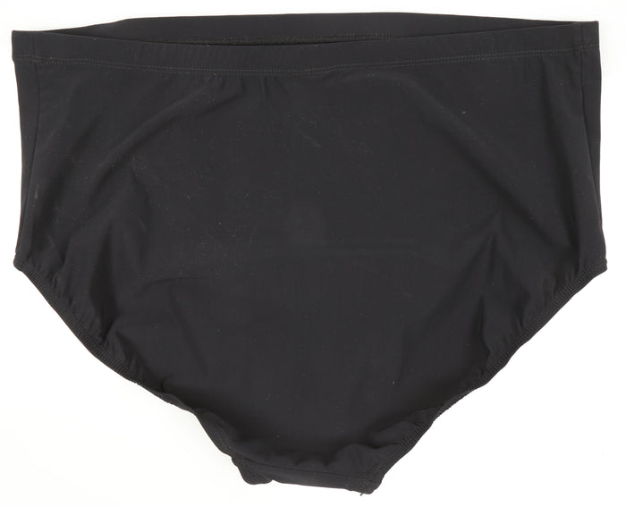 Solid High Waist Bikini Bottom - Women's - Plus Size