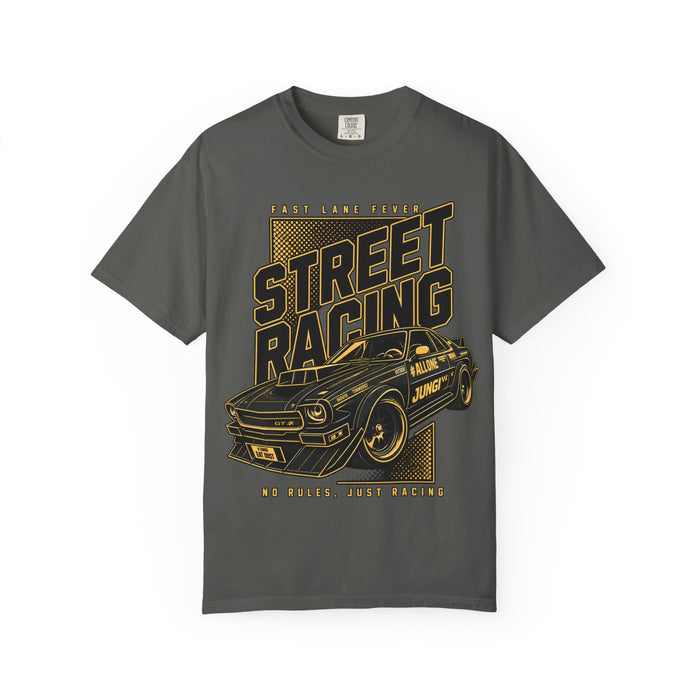 Street Racing Car T-Shirt — Retro Drift Racing Graphic Tee