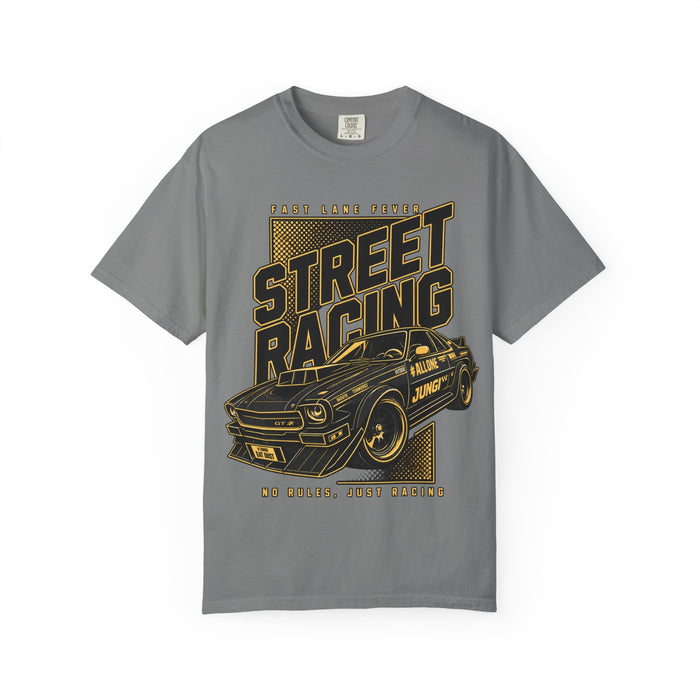 Street Racing Car T-Shirt — Retro Drift Racing Graphic Tee