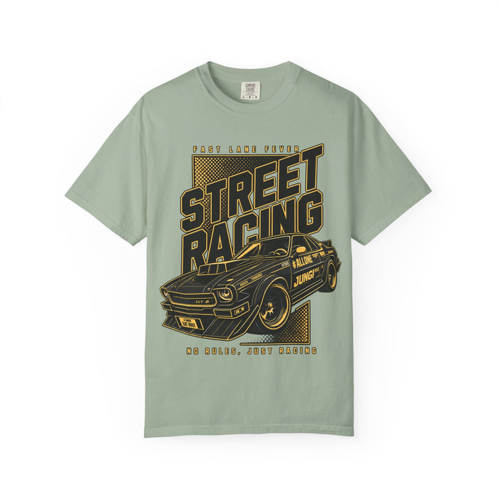 Street Racing Car T-Shirt — Retro Drift Racing Graphic Tee