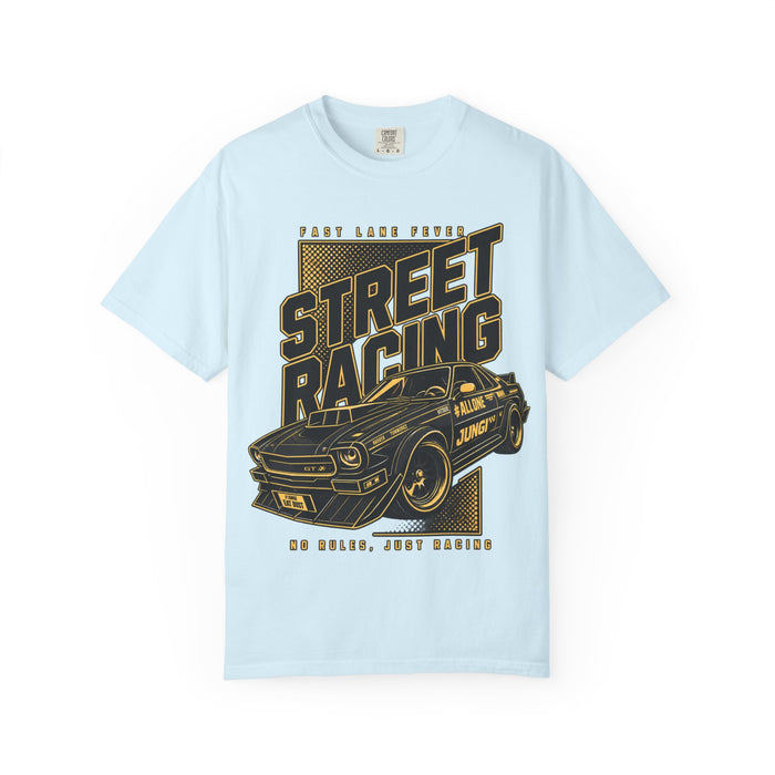 Street Racing Car T-Shirt — Retro Drift Racing Graphic Tee