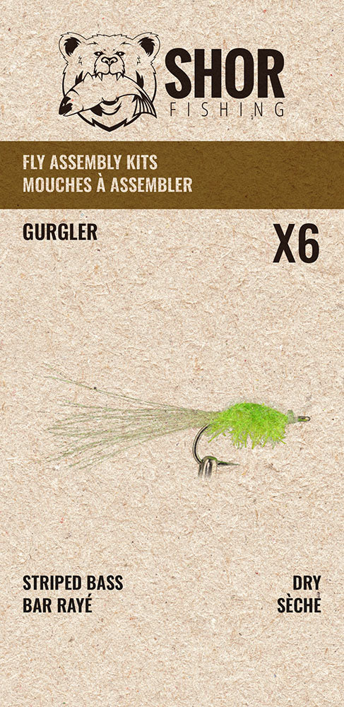 Striped Bass Fly Assembly Kits - 6/PK