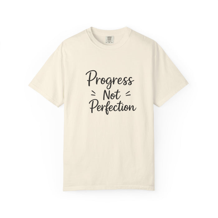 T-Shirt — "Progress Not Perfection" Inspirational Graphic Tee