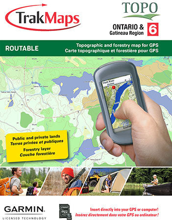 Topo Ontario 6 Map