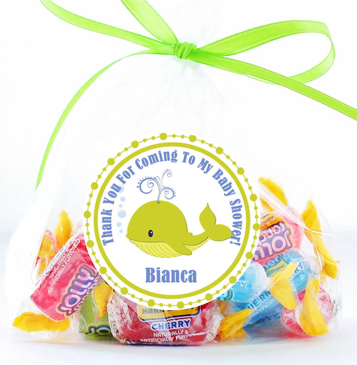 Under the sea whale baby shower design