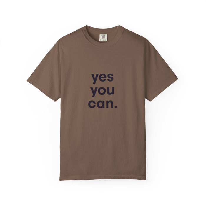 Yes You Can T-Shirt — Minimal Motivational Tee
